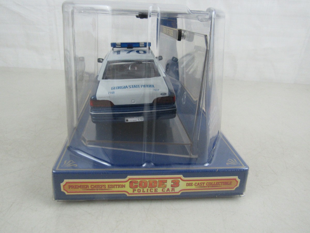 Code 3 Georgia State Trooper Police Car State Patrol 1:24 Scale