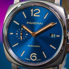 Panerai Luminor Due 42mm Blue Dial Box and Papers - PAM00927 2