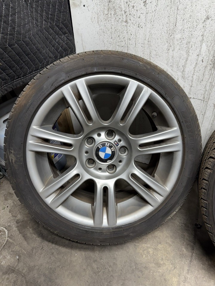 06-13 BMW E90 E92 E93 328i 335i M 7 DOUBLE SPOKE WHEEL RIM 8.5X17 OEM W ...