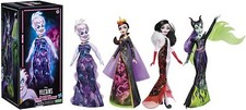 Hasbro Disney Classic VILLAINS 4-pack! Black & Brights Collection Fashion Dolls