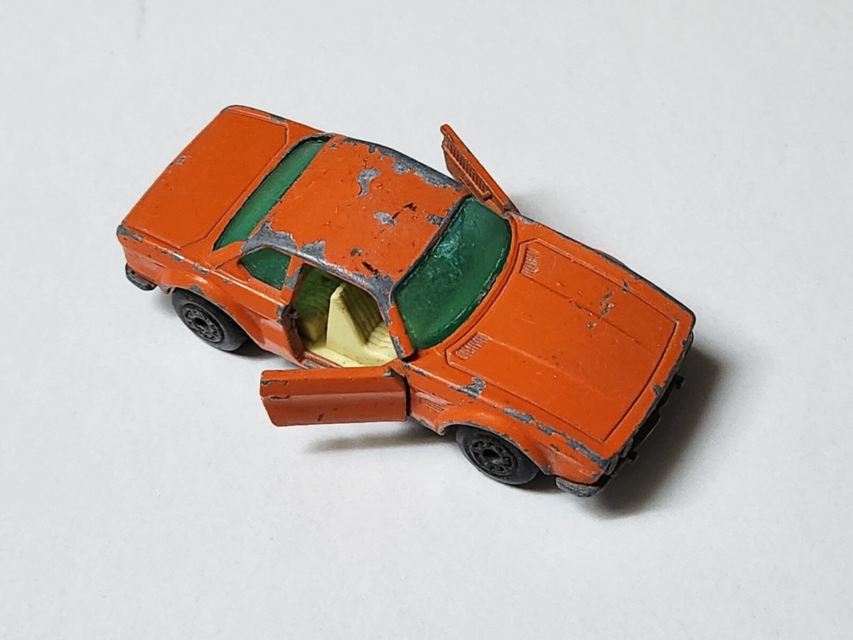 Matchbox BMW 3.0 CSL Diecast Vintage Car 1978 ORANGE Lesney
