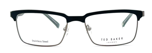 AUTHENTISCH & NEU - TED BAKER - B351 BLK 58/19/155 - BLACK GUN - BRILLE & ETUI - Bild 2 von 2