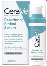 CeraVe Retinol Serum For Post-Acne Marks And Skin Texture Pore Refining, 1 Fl oz