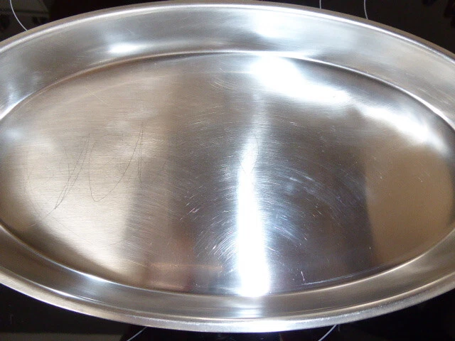 SPRING GOLDSTAR CULINOX Schweiz Pfanne Fischpfanne Edelstahl Gold Griff TOP RAR - Bild 3 von 4