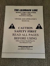 Leinbach L7200 - L7200JR - 7300 Post Hole Auger Owners and Operators Manual