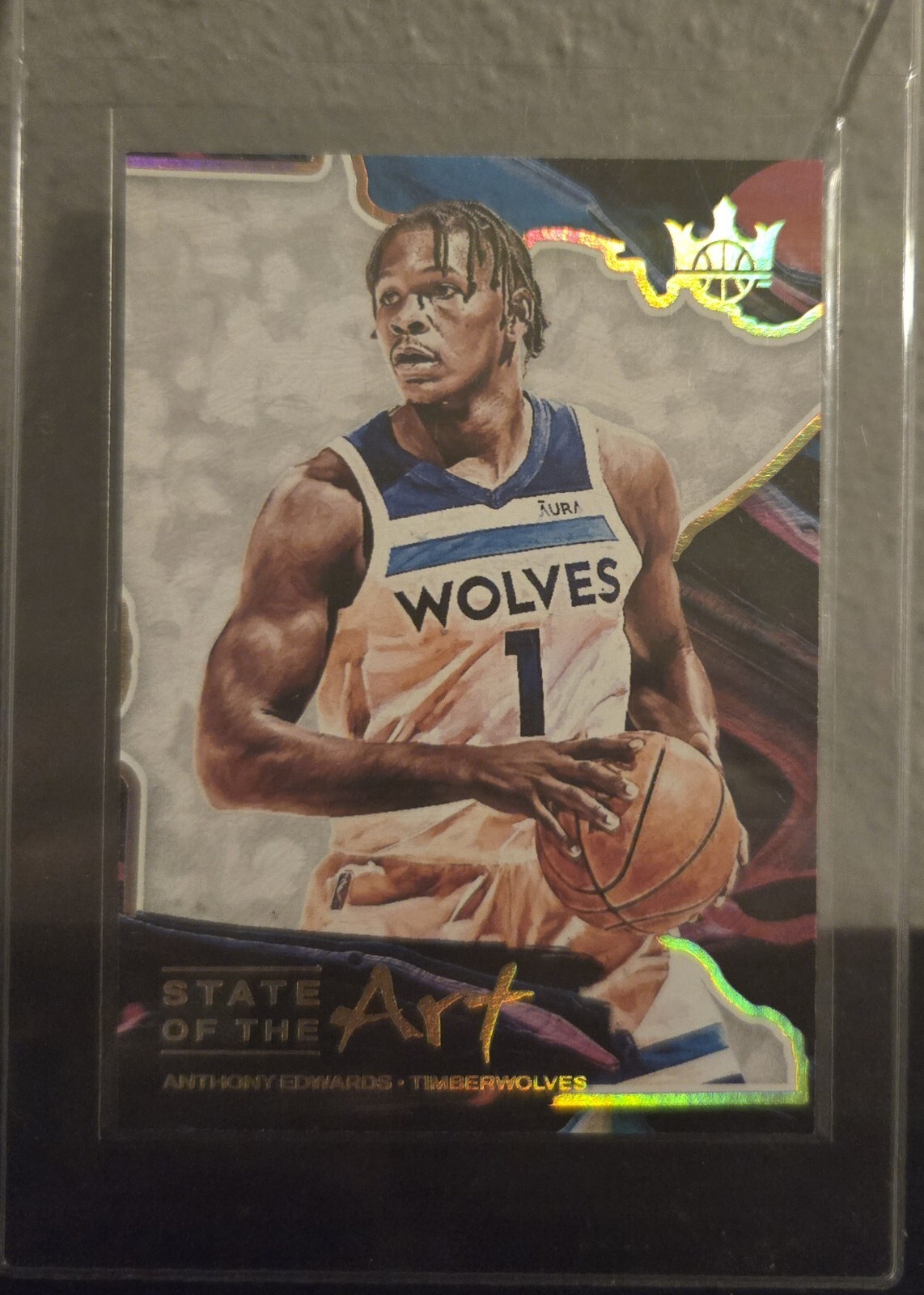 ANTHONY EDWARDS 2021-22 Panini Court Kings State of the Art SP!!!