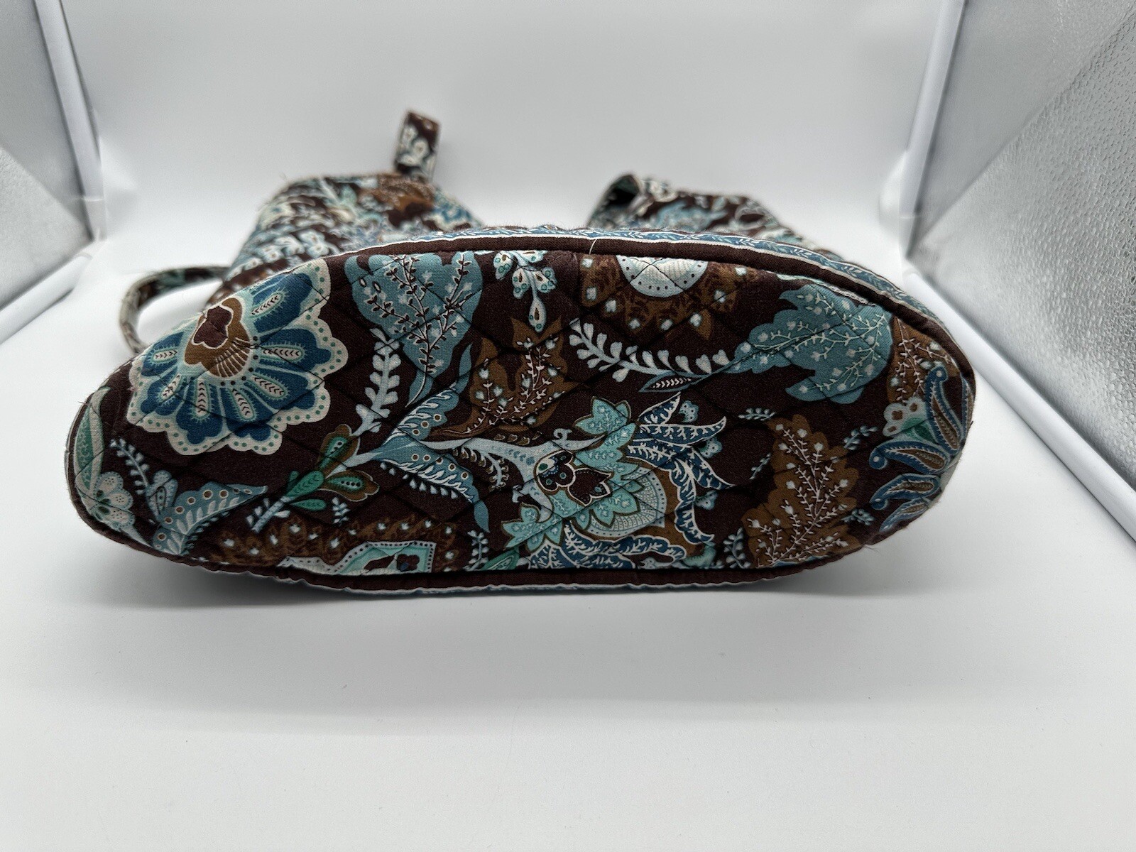 Vera Bradley Java Blue Brown purse ( Poor Conditi… - image 5