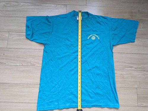 Vintage Single Stitch XL Shirt Kyowa America Safety Award Teal/Blue - Picture 7 of 9
