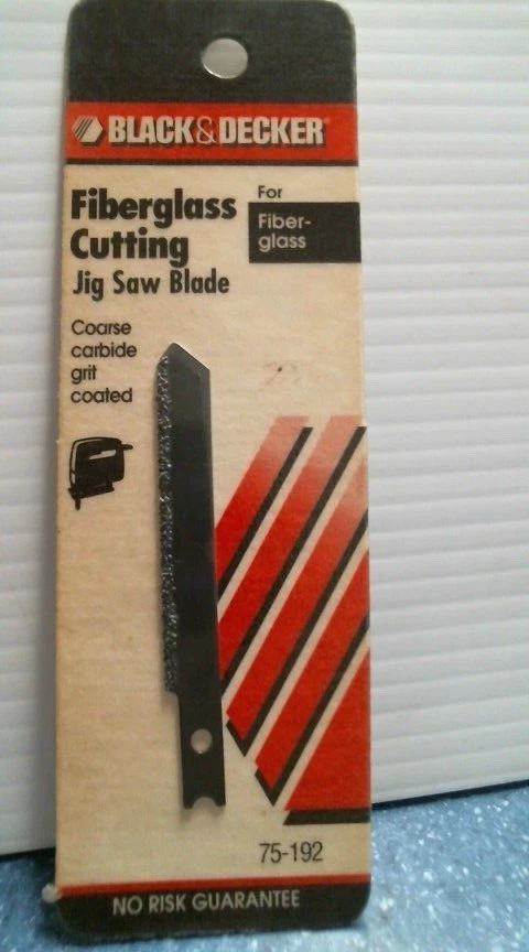 Black Decker Fiberglass Cutting Jigsaw Blade 75 192 FS