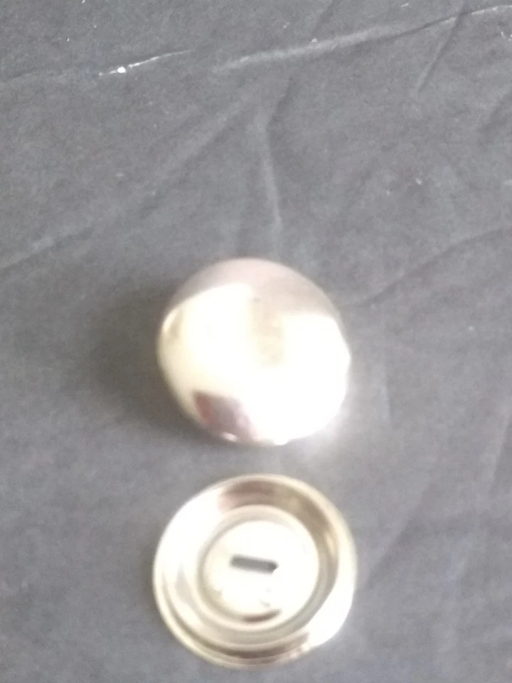 5 Custom Round Metal Button to Cover Clasp 1 Set 2 Pcs 7/8" Diameter Multi Uses - Image 4 of 4