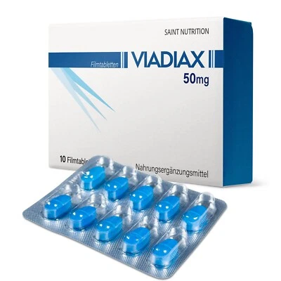 SAINT NUTRITION Viadiax Potenz-Booster 50mg – Extra Stark! Erektion, Libido, Sex-Power Kapseln