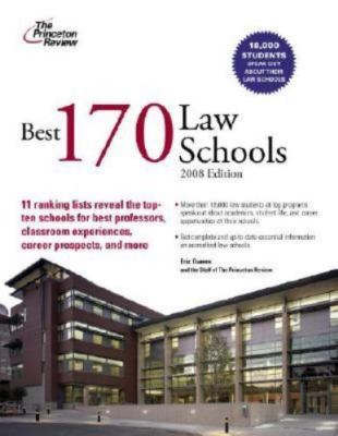 Best 170 Law Schools, 2008 Edition (Graduate School Admissions Guides)