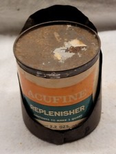Acufine Replenisher Tin Chicago Illinois Full Unopened w Holder