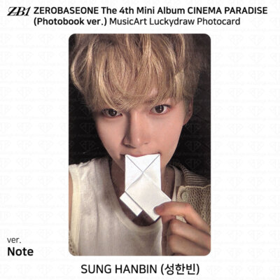 ZEROBASEONE ZB1 4th Mini Album CINEMA PARADISE Musicart LuckyDraw