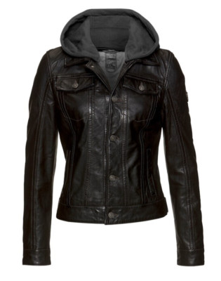 Mauritius YEENIE Schwarz Gr. 40 Damen Lederjacke UVP: 209,99  (1907)
