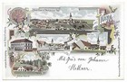 Gruss aus Thaya,Litho