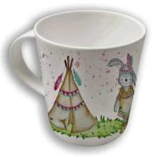 * children * porcelain * mug * cup * handle cup * small squaw & Tippi * Gr&auml;tz