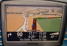 TomTom XL Classic Italia usato clip e caricatore accendisigari mappe Italia