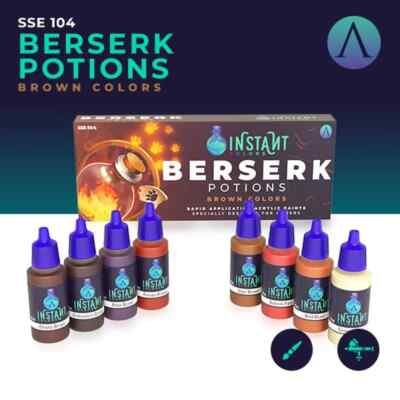 Instant Colors - Berserk Potions - Brown Colors - Scale 75 - Speedpaint Acryl