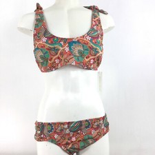 Antonio Melani 2pc Swimwear Bralette  Hipster Bikini Bottom Top Swimsuit 12 NWT
