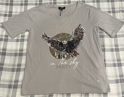 Monari Women s T Shirt Stretch Dancing In The Sky Party Size 38