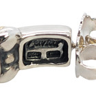 ESTATE LAGOS CAVIAR STERLING SILVER 18K 750 YELLOW GOLD 7/8" HOOP EARRINGS #7836 — photo 4