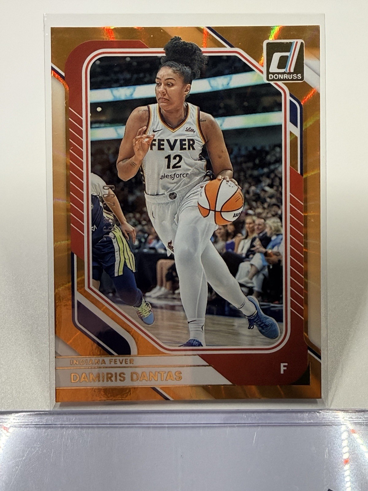 2026 Panini Donruss WNBA Damiris Dantas #73 Orange Laser /299