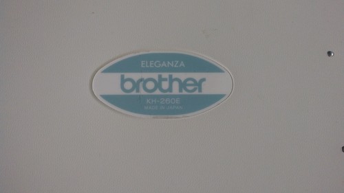 Vintage Brother KH-260E Elegànza Anniversary Edition Knitting Machine Bulky 9mm