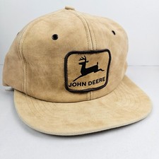 Vintage John Deere Patch USA MADE Swingster Trucker Hat Snapback Dad Cap