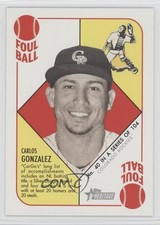 2015 Topps Heritage '51 Carlos Gonzalez #40 b3e