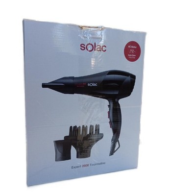 Solac Profigerät Haartrockner SP7170 Expert 2600 Tourmalin 2600W 3 Hair Hair Car