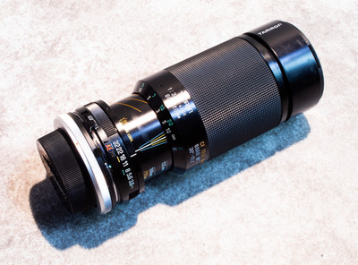 Tamron Lens 1:3.8 80-210mm CF Tele Macro With Case and Lens Caps Canon FD