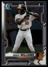 2021 Bowman Draft #BDC-90 Donta' Williams Chrome