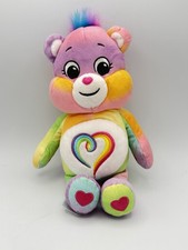 Care Bears Togetherness Bear Plush 2021 Basic Fun Rainbow Heart 10