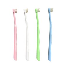 HRASY Orthodontic Toothbrush Small Head End Tuft 1 Count Pack of 4 , C