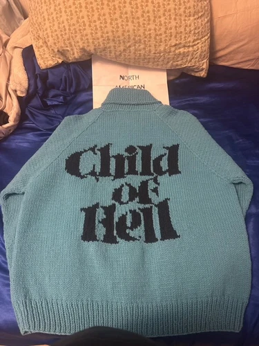 Pull bleu Supreme Child of Hell Cowichan FW24