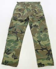 Rare Vintage US Military M81 Woodland BDU Cargo Field Pants 80s 90s Army Green