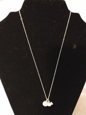 Disney Minnie Silver Plated 17 Inch Chain Necklace