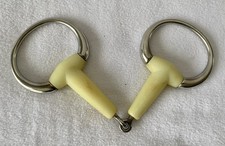 HAPPY MOUTH 5.5" / 135mm Eggbutt Snaffle BIT English or Western CLEAN Condition