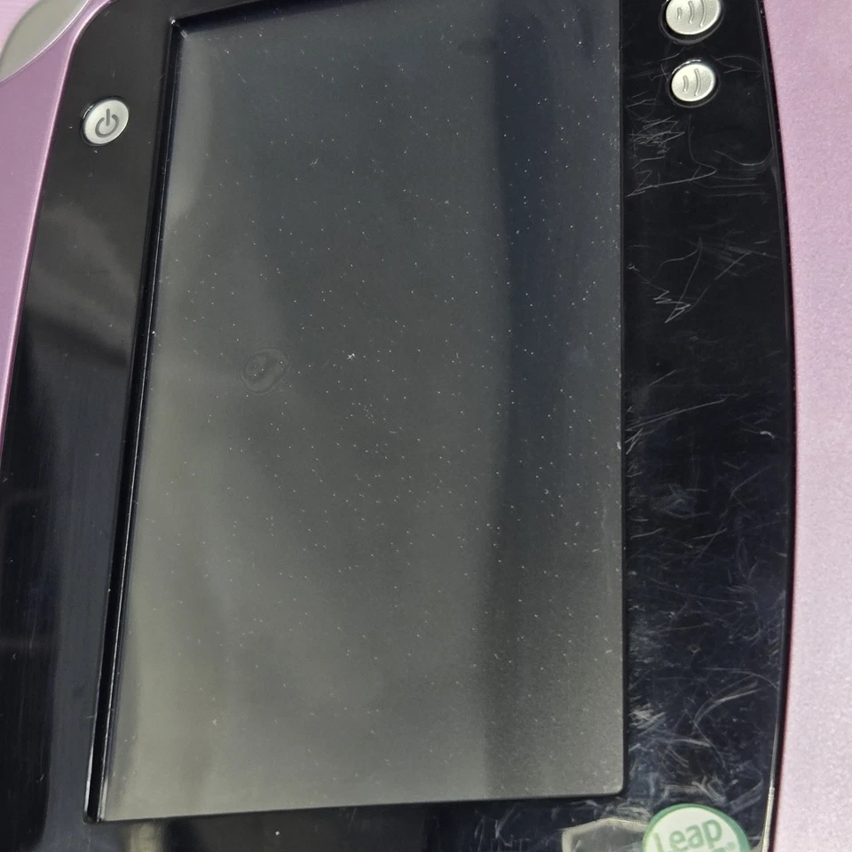 2 Two Leap Frog LeapPad 2 Explorer Touchpad Purple Green With 9 Games Carry Case - Image 3 of 4