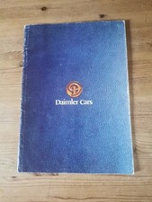 Daimler Sovereign 4.2 And Double Six Sales Brochure 1978