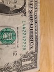 44224222. $1 FRN Fancy Binary Serial Number. — photo 1