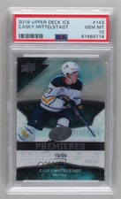 2018-19 Upper Deck Ice Casey Mittelstadt #143 Premieres 19/99 Rookie PSA 10