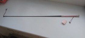 AGENT PROVOCATEUR SEXY STUNNING VINTAGE EXTRA LONG PINK HANDLE RIDING CROP WHIP