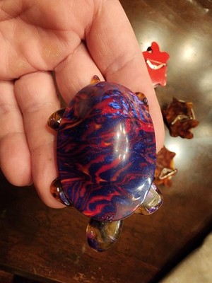 Lea Stein Brooch Turtle