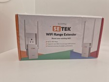 WiFi Range Extender Booster 300 mbps White Plug In Outlet New Sealed