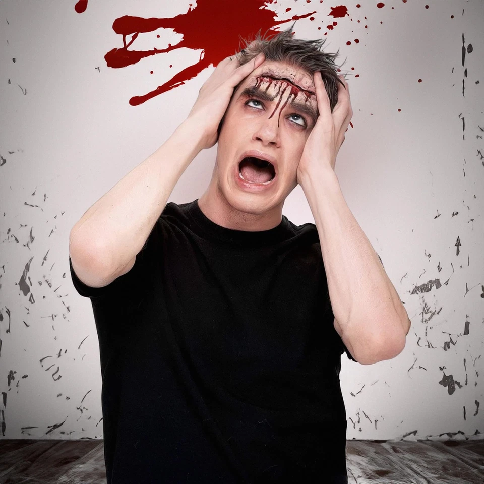 Disfraz de sangre Don Post Stage Foto 3 de 3