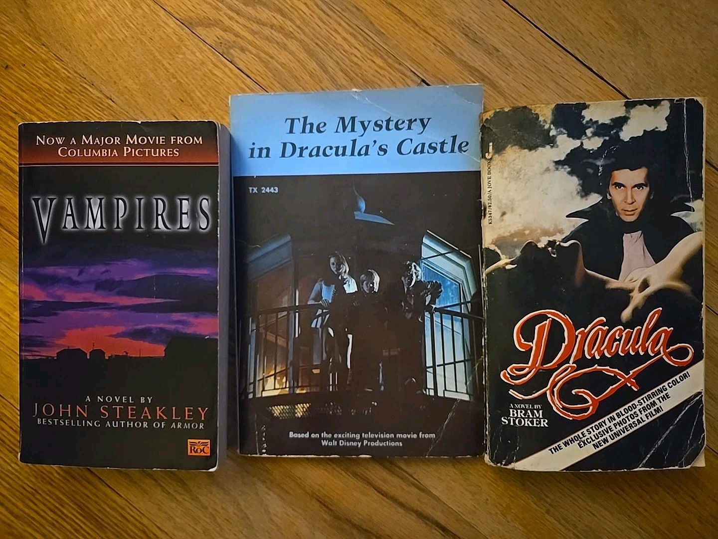 Vtg Vampire Movie Novelization Book Lot - John Carpenter, Disney, Laurence...