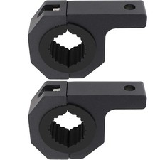 Universal Bull Bar Clamp Mounting Kit2PCS Heavy Duty LED Light Bar Brackets f...