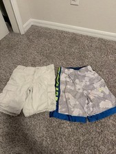 Boys Shorts Lot Large - Nike Athletic Shorts  White School Shorts